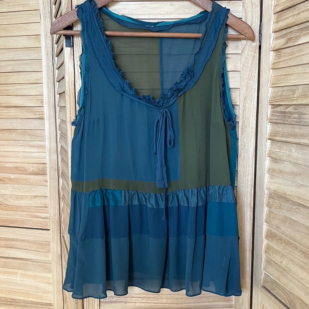 Babydoll Sheer Top